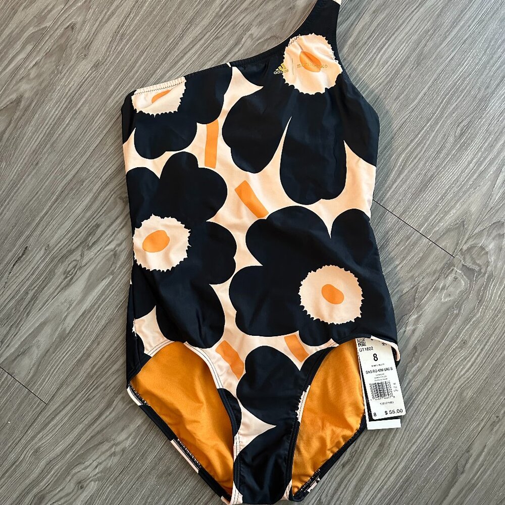 Marimekko x Adidas One Piece Bathing Suit - NWT Size 8